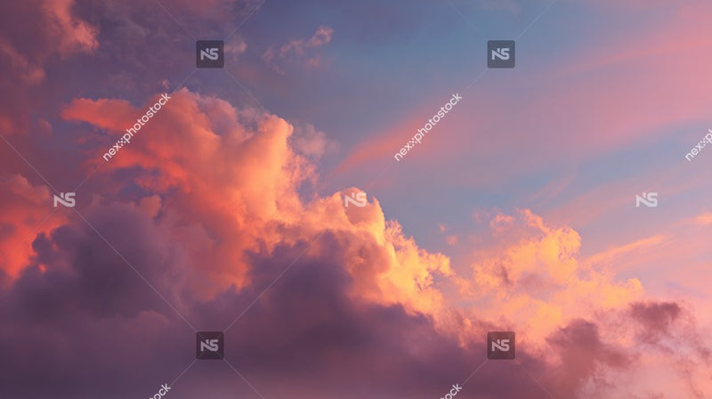 Cloudy Sky At Sunset (2) — Stock Photo