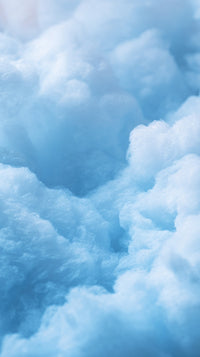 Fluffy White Clouds Against A Blue Sky — Stock Photo