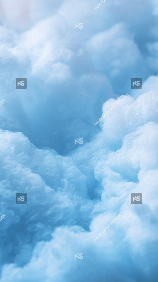 Fluffy White Clouds Against A Blue Sky — Stock Photo