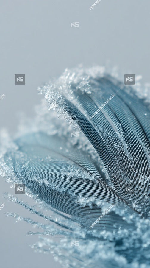 Snowflake Feather Pattern — Stock Photo