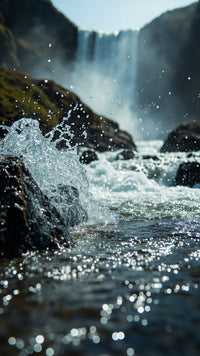 Wilderness Waterfall — Stock Photo
