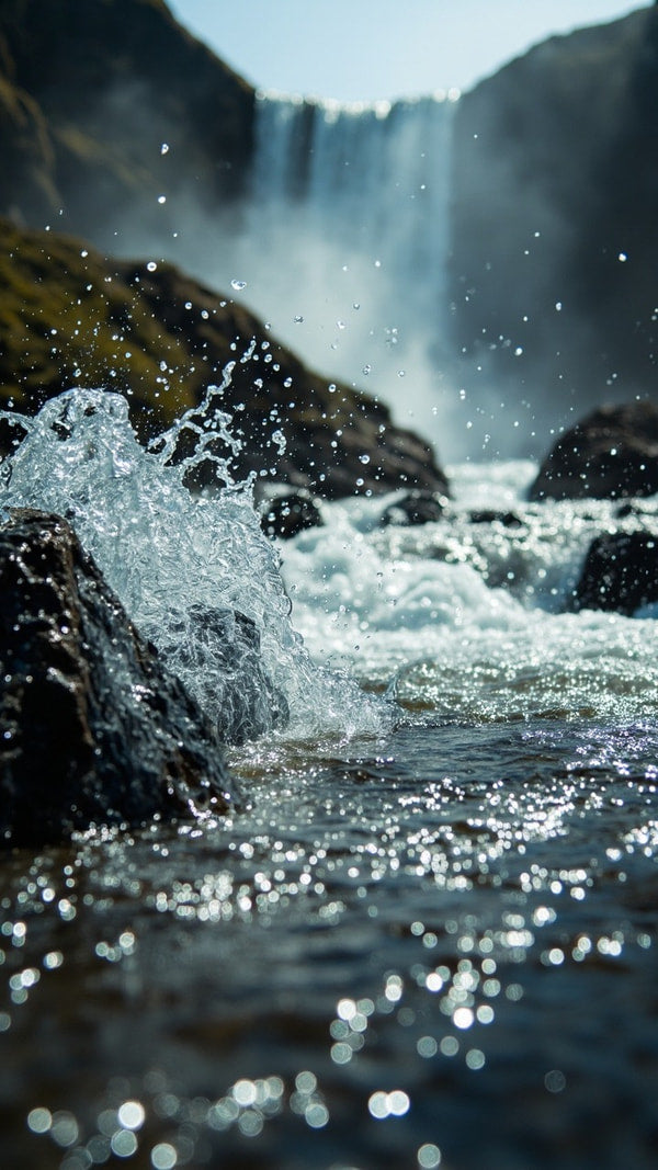 Wilderness Waterfall — Stock Photo
