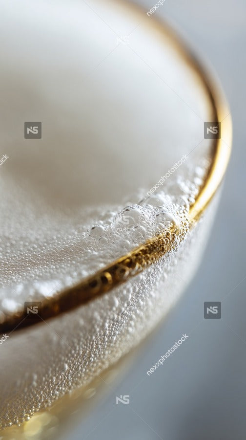 Frothy Beverage In A Glass — Stock Photo