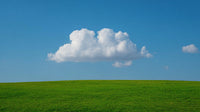 Fluffy White Cloud Against Blue Sky — Stock Photo