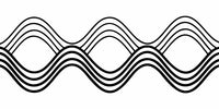 Abstract Wavy Line Pattern — Stock Vector
