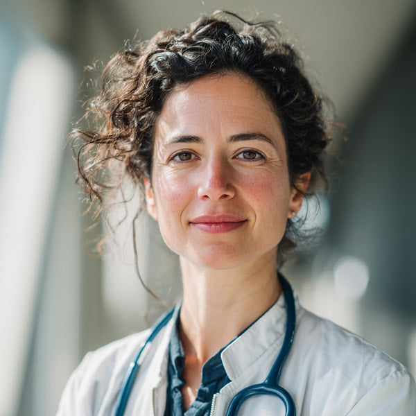 Female Doctor In White Coat — Stock Photo