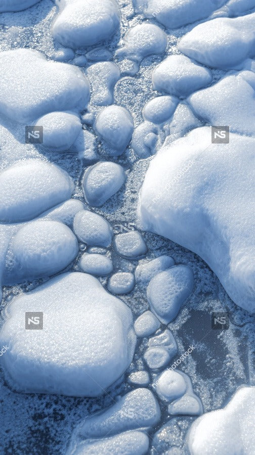 Bubbles In A Stream — Stock Photo