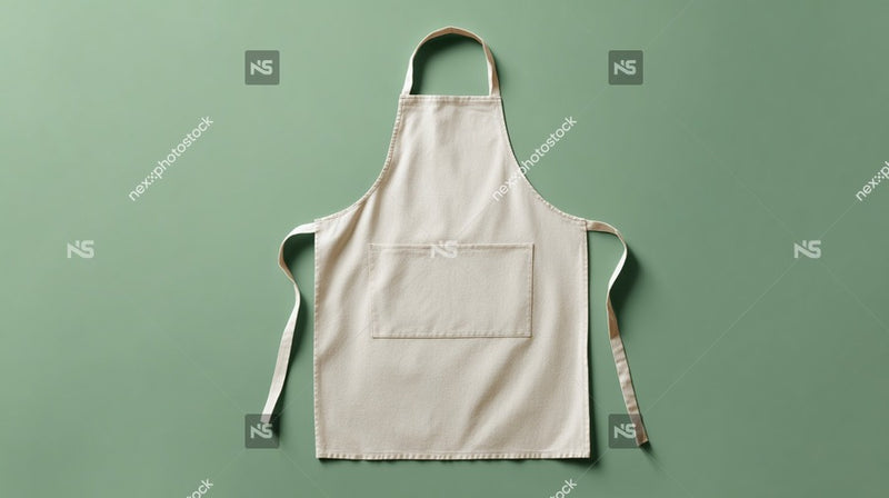 Tan Apron With Straps — Stock Photo