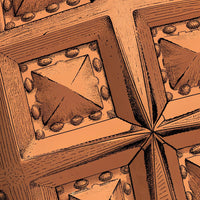 Intricate Wooden Puzzle Pieces With A Close Up View Showcasing The Detailed Design And Craftsmanship — Stock Illustration