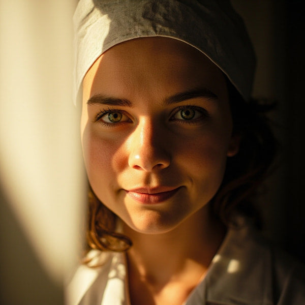 A Young Woman In Her Late Teens To Early Twenties Is Captured In A Portrait Style Image — Stock Photo