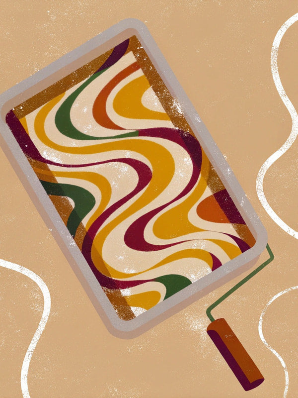 Ice Cream Cone With Swirls Of Ice Cream — Stock Illustration