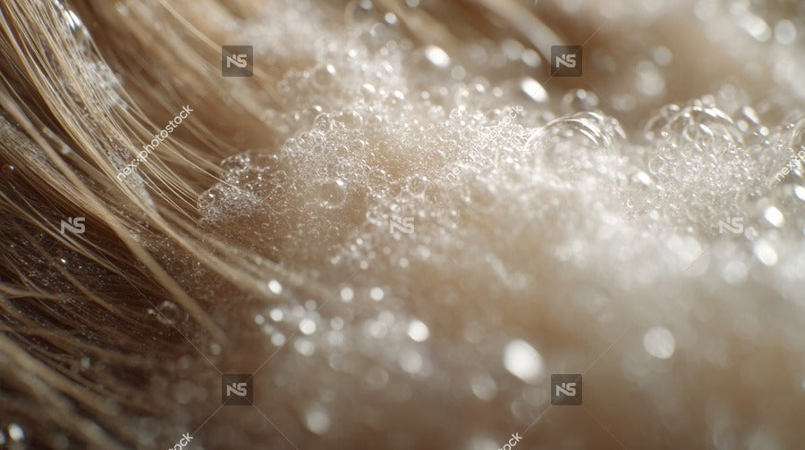 Close Up Of Drops On Fur — Stock Photo