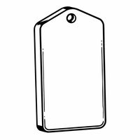 Tag With A White Background And A Black Border — Stock Vector