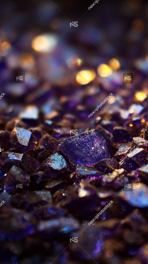 Purple Glittery Confetti Background With Sparkling Specks Of Light Creating A Vibrant And Festive Atmosphere — Stock Photo