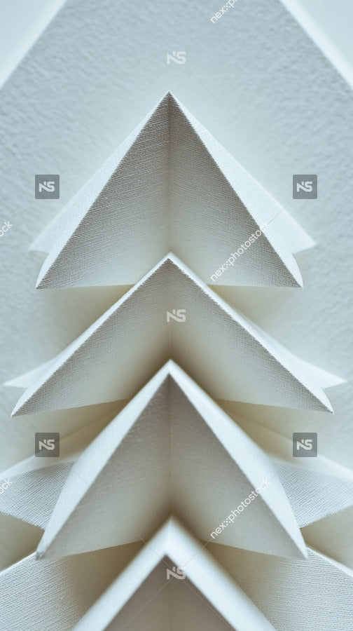 Origami Christmas Tree 2 — Stock Photo