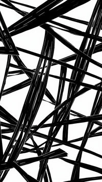 Black And White Brushstroke Pattern — Stock Photo