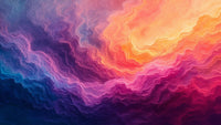 Abstract Art With Vibrant Colors And Dynamic Patterns Showcasing A Blend Of Red Orange Yellow Green Blue And Purple Hues — Stock Photo