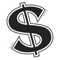 Features A Black And White Illustration Of A Dollar Sign A Symbol Commonly Associated With Monetary Value Currency — Stock Vector