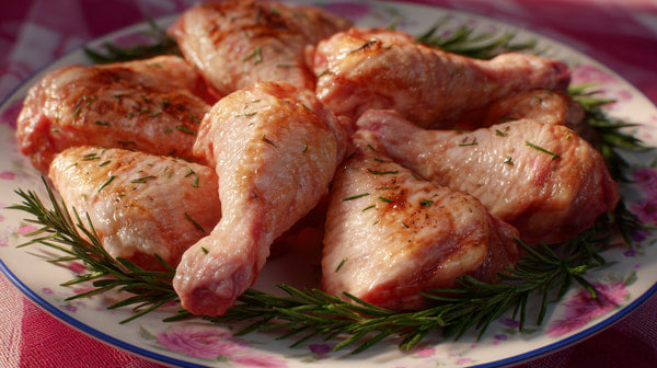 Chicken Wings On A Plate — Stock Photo
