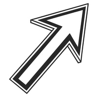 Black And White Arrow Graphic (5) — Stock Vector