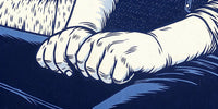 A Hand Resting On A Pillow — Stock Illustration
