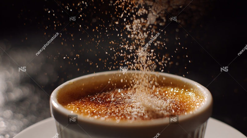 Cinnamon Sugar Dessert In A Cup — Stock Photo