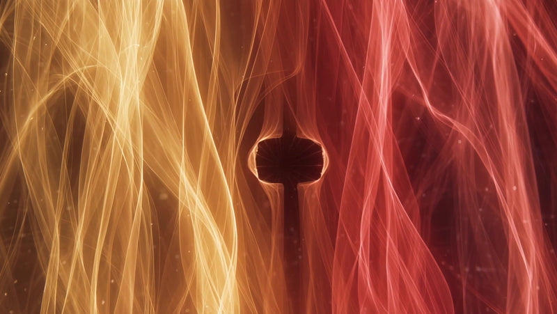 flames in motion close up shot with a blurred background showcasing the dynamic movement of fire - Stock Video