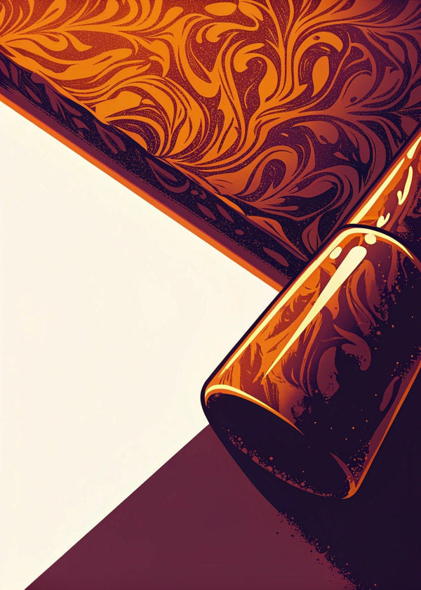 Glass Bottle On A Table — Stock Illustration