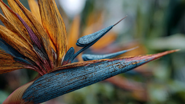 A Vibrant Plant With Spiky Leaves In A Close Up Shot Showcasing Its Colorful And Intricate Details Against A Blurred Background — Stock Photo