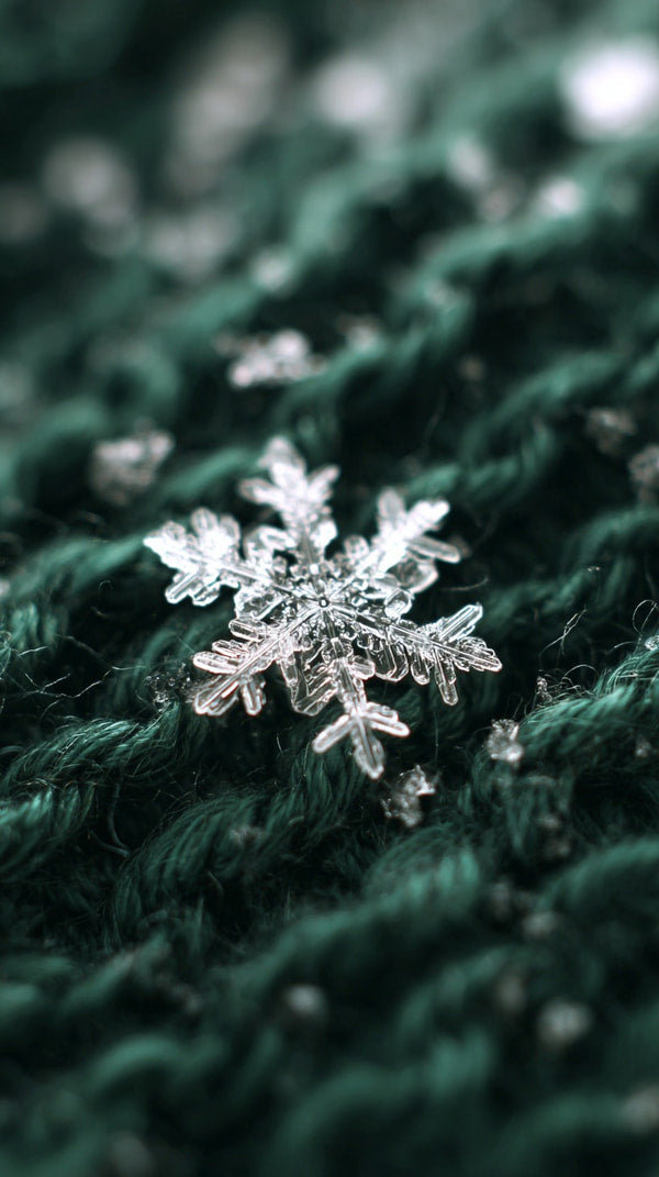 Snowflake On A Textured Background — Stock Photo