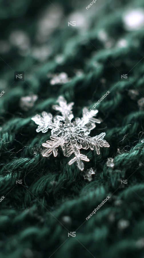 Snowflake On A Textured Background — Stock Photo