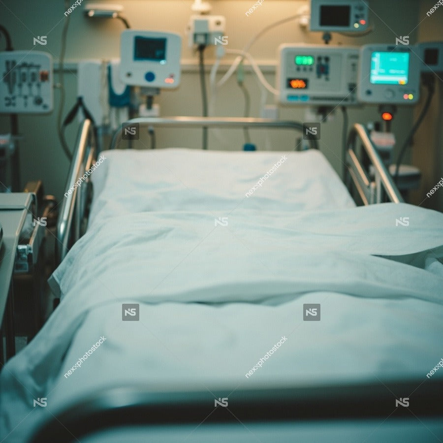 Hospital Room With Bed And Medical Equipment — Stock Photo