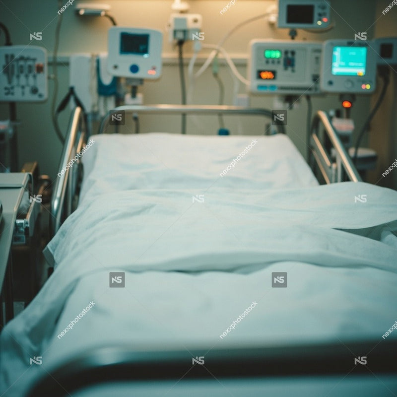 Hospital Room With Bed And Medical Equipment — Stock Photo