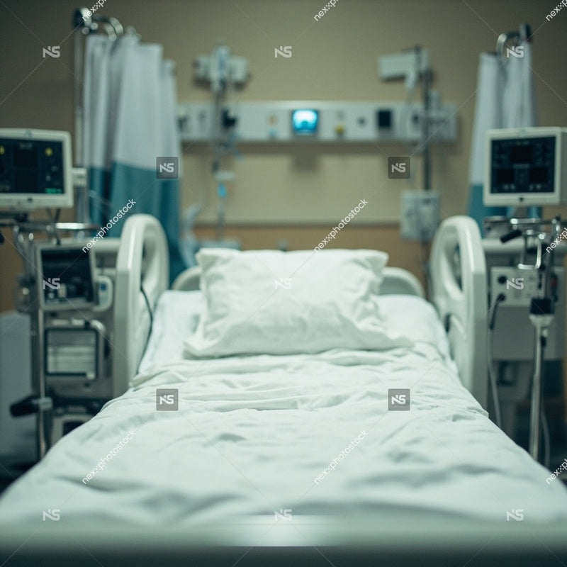 Hospital Room With Bed And Medical Equipment 2 — Stock Photo