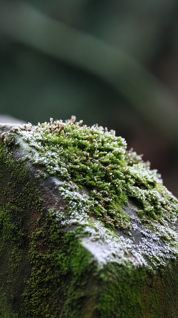 Moss Covered Rock In A Forest Setting (2) — Stock Photo