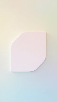 Wall Art With Pink And White Color Scheme — Stock Photo