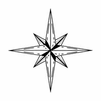 Compass Rose Design — Stock Vector