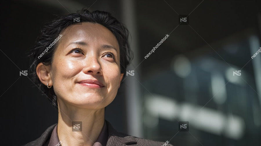 Asian Woman In Business Suit — Stock Photo
