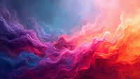 Colorful Abstract Art With Vibrant Hues And Dynamic Brushstrokes Creating A Sense Of Movement And Energy — Stock Photo