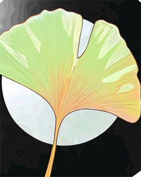 Giant Leaf Artwork — Stock Illustration