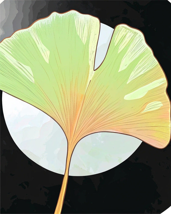 Giant Leaf Artwork — Stock Illustration