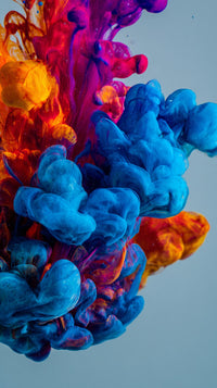 Vivid Ink Splash Art — Stock Photo