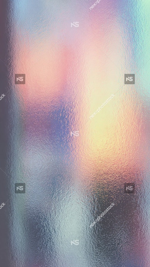Blurry Close Up Of A Colorful Image With A Human Face Partially Visible In The Foreground — Stock Photo