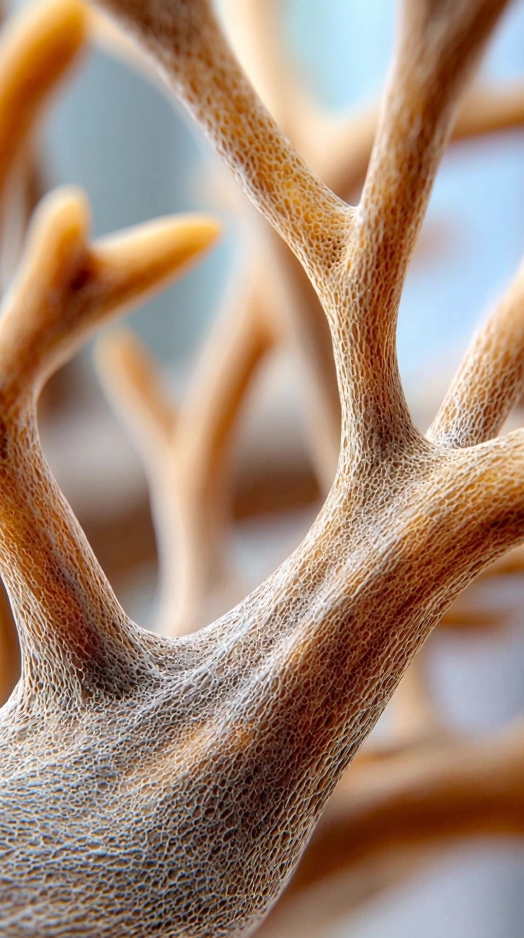 dried seaweed branch with intricate details and textures captured in a close up shot against a neutral background - Stock Video
