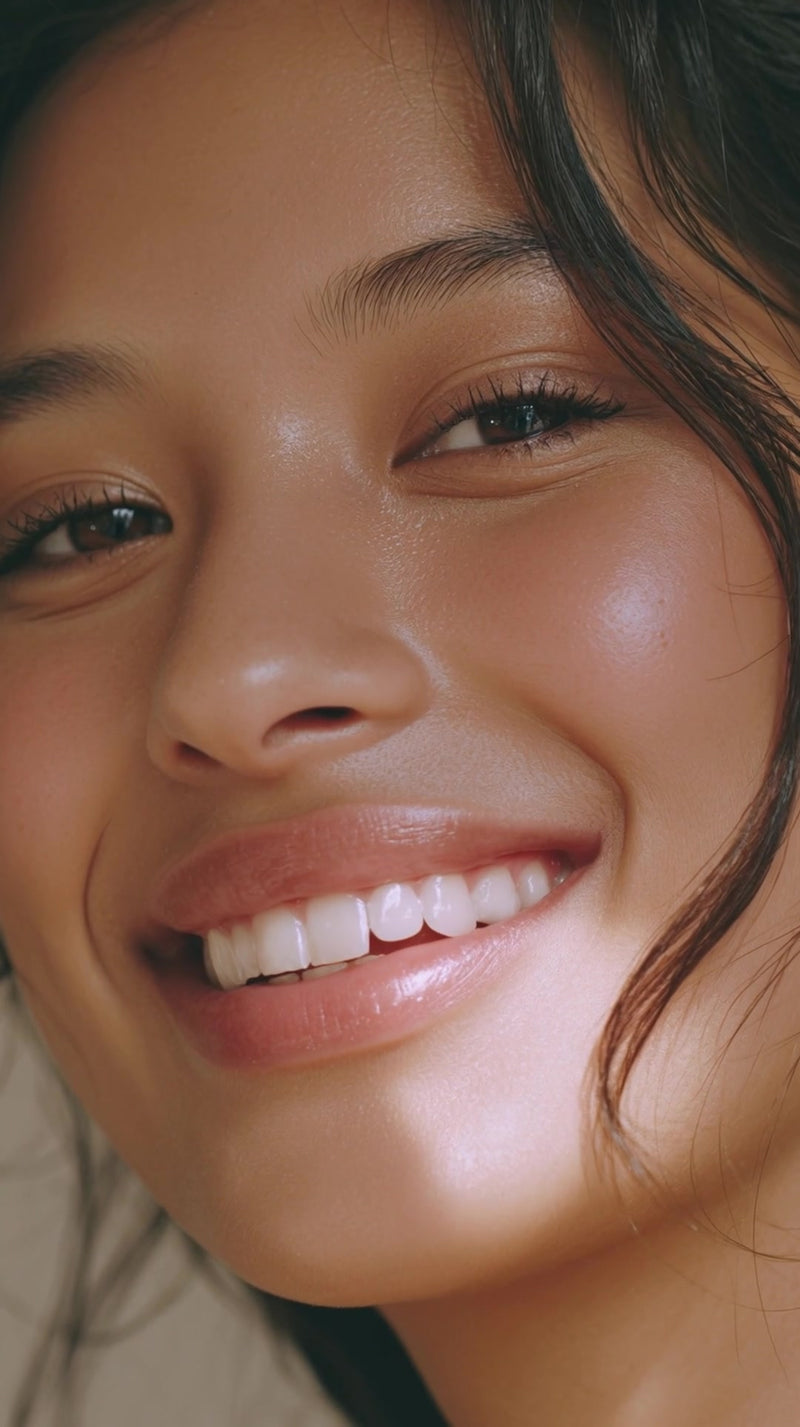 portrait of a woman smiling - Stock Video