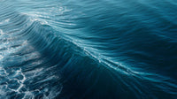 showcases a powerful ocean wave captured from an aerial perspective - Stock Video