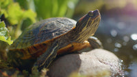 A Turtle In A Pond — Stock Photo