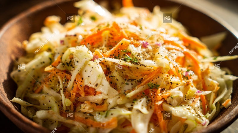 A Bowl Of Coleslaw — Stock Photo