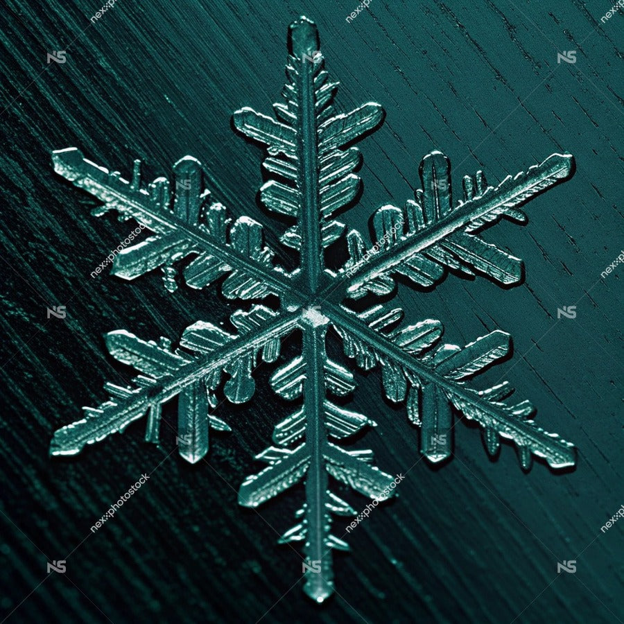 Snowflake Design On Surface — Stock Illustration