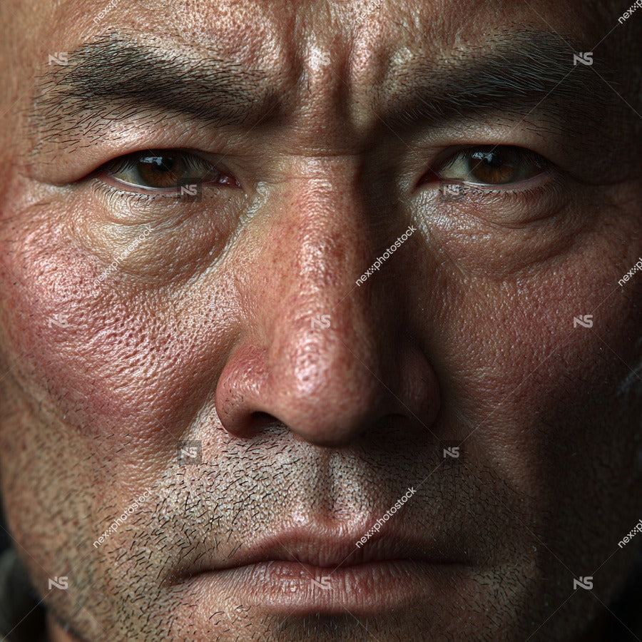 A Close Up Portrait Of An Older Man With Deep Wrinkles On His Face Showcasing The Aging Process And The Passage Of Time — Stock Photo